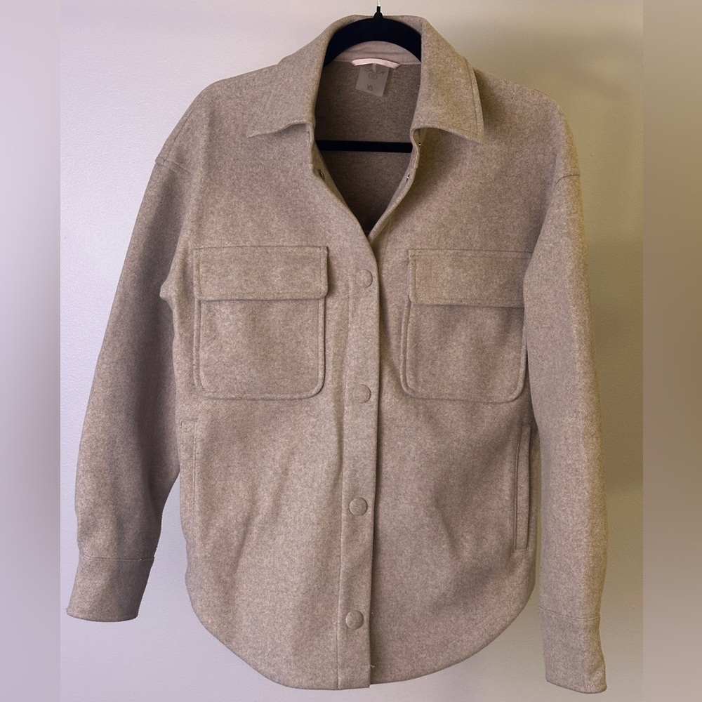 CALIA by Carrie Underwood Tan Utility Jacket/ Shacket